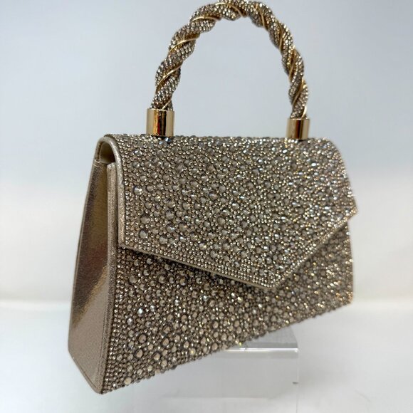 💖💖NEW ARRIVAL!  Pave Crystal Kelly Bag Navy - Picture 2 of 3